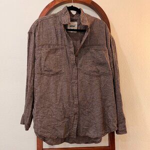 Brown Aerie Brown Button Down - Size L